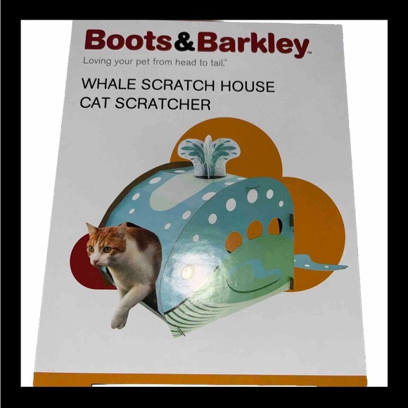 Whale Cat Scratcher By Boots & Barkley 18"x 15" x 28" | New In Box - Picture 3 of 7
